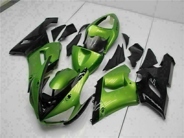 2005-2006 Green Kawasaki ZX6R Motorcycle Bodywork UK Stores 2005-2006 Green Kawasaki ZX6R Motorcycle Bodywork UK Stores