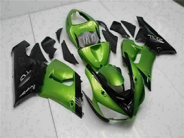 2005-2006 Green Kawasaki ZX6R Motorcycle Bodywork UK Stores 2005-2006 Green Kawasaki ZX6R Motorcycle Bodywork UK Stores