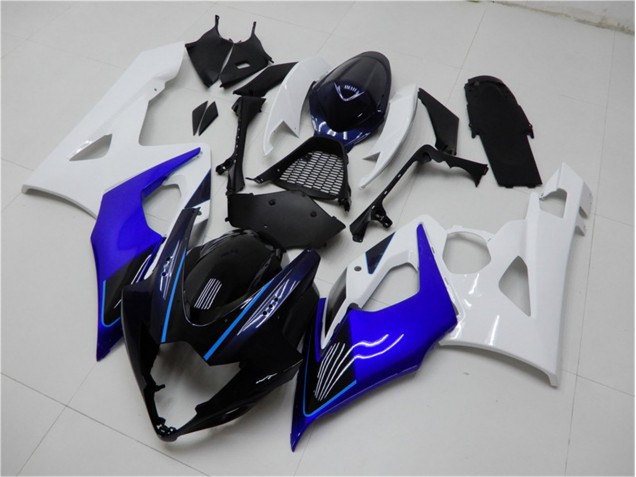 2005-2006 Blue White Suzuki GSXR 1000 Motorcycle Fairing Kits UK Stores 2005-2006 Blue White Suzuki GSXR 1000 Motorcycle Fairing Kits UK Stores