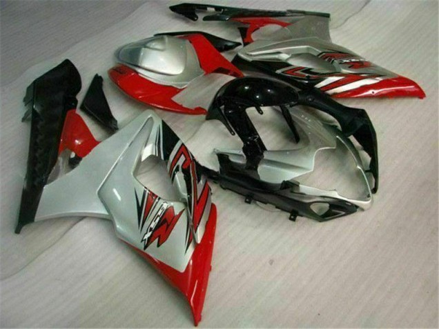2005-2006 Red White Suzuki GSXR 1000 Motorcyle Fairings UK Stores 2005-2006 Red White Suzuki GSXR 1000 Motorcyle Fairings UK Stores