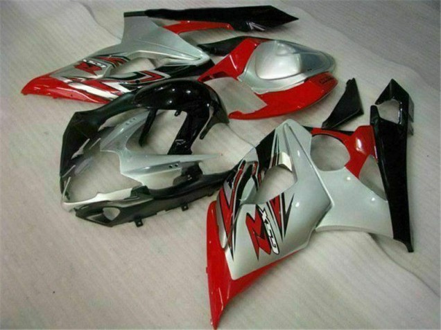 2005-2006 Red White Suzuki GSXR 1000 Motorcyle Fairings UK Stores 2005-2006 Red White Suzuki GSXR 1000 Motorcyle Fairings UK Stores