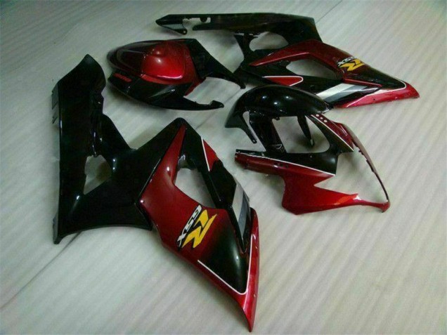 2005-2006 Red Black Suzuki GSXR 1000 Bike Fairing Kit UK Stores 2005-2006 Red Black Suzuki GSXR 1000 Bike Fairing Kit UK Stores
