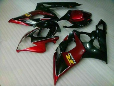 2005-2006 Red Black Suzuki GSXR 1000 Bike Fairing Kit UK Stores