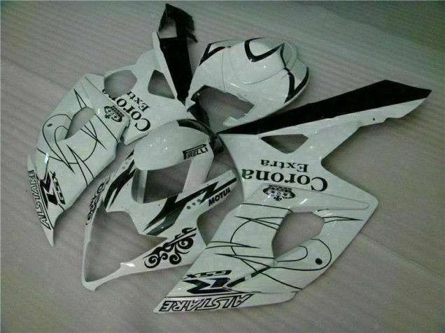2005-2006 White Suzuki GSXR 1000 Motorbike Fairing Kits UK Stores 2005-2006 White Suzuki GSXR 1000 Motorbike Fairing Kits UK Stores