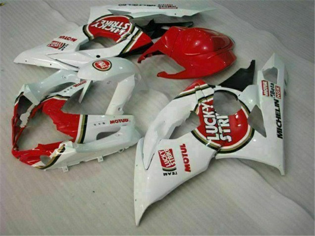 2005-2006 Red White Suzuki GSXR 1000 Motorcycle Replacement Fairings UK Stores 2005-2006 Red White Suzuki GSXR 1000 Motorcycle Replacement Fairings UK Stores