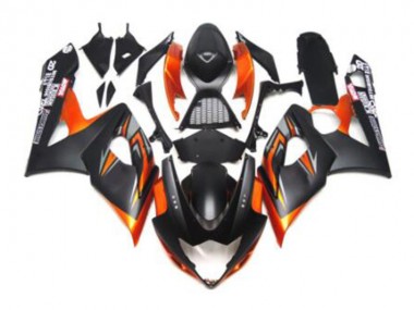 2005-2006 Black Orange Suzuki GSXR 1000 Motorbike Fairing UK Stores