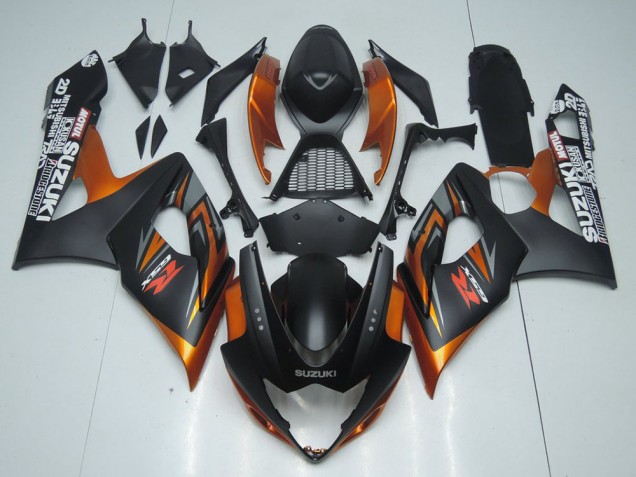 2005-2006 Brown and Matte Black Suzuki GSXR 1000 Replacement Motorcycle Fairings UK Stores 2005-2006 Brown and Matte Black Suzuki GSXR 1000 Replacement Motorcycle Fairings UK Stores