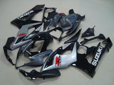 2005-2006 Grey Black Silver Suzuki GSXR 1000 Motorbike Fairing Kits UK Stores