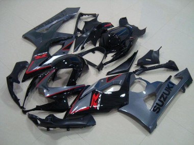 2005-2006 Black Red Decals Suzuki GSXR 1000 Moto Fairings UK Stores