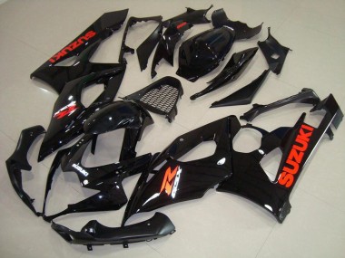 2005-2006 Glossy Black Red Sticker Suzuki GSXR 1000 Bike Fairing UK Stores