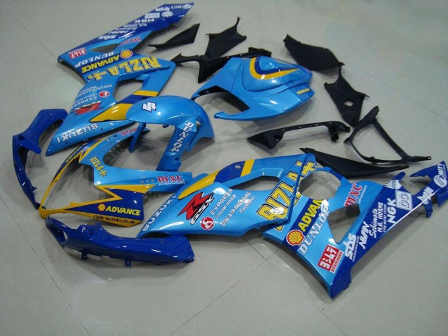 2005-2006 Light Blue Rizzla Suzuki GSXR 1000 Motor Bike Fairings UK Stores 2005-2006 Light Blue Rizzla Suzuki GSXR 1000 Motor Bike Fairings UK Stores