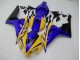 2006-2007 Yellow Blue Honda CBR1000RR Replacement Motorcycle Fairings UK Stores