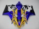 2006-2007 Yellow Blue Honda CBR1000RR Replacement Motorcycle Fairings UK Stores