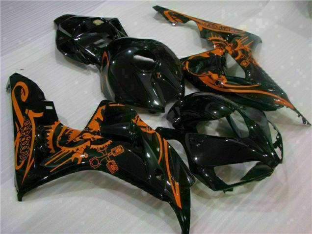 2006-2007 Brown Black Honda CBR1000RR Motorbike Fairing Kits UK Stores