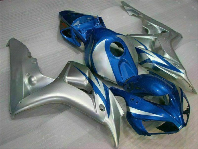 2006-2007 Blue Silver Honda CBR1000RR Motorcycle Fairings Kits UK Stores 2006-2007 Blue Silver Honda CBR1000RR Motorcycle Fairings Kits UK Stores