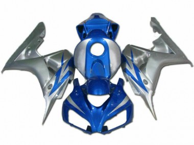 2006-2007 Blue Silver Honda CBR1000RR Motorcycle Fairings Kits UK Stores