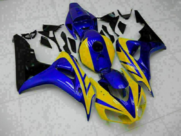 2006-2007 Blue Yellow Honda CBR1000RR Motorcycle Replacement Fairings UK Stores 2006-2007 Blue Yellow Honda CBR1000RR Motorcycle Replacement Fairings UK Stores
