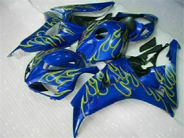 2006-2007 Yellow Flame Blue Honda CBR1000RR Replacement Fairings UK Stores 2006-2007 Yellow Flame Blue Honda CBR1000RR Replacement Fairings UK Stores