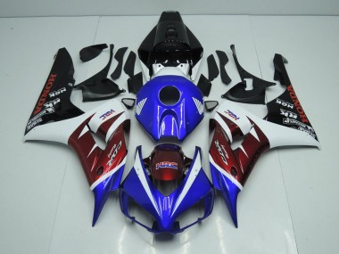 2006-2007 Burgandy and Blue Honda CBR1000RR Bike Fairing UK Stores