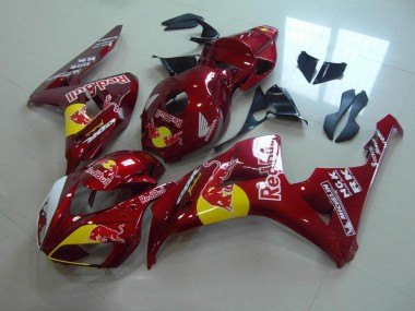 2006-2007 Candy Red Red Bull Honda CBR1000RR Motorcylce Fairings UK Stores