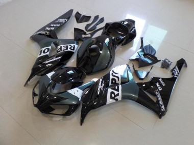 2006-2007 Grey Black Repsol Honda CBR1000RR Motorbike Fairing Kits UK Stores