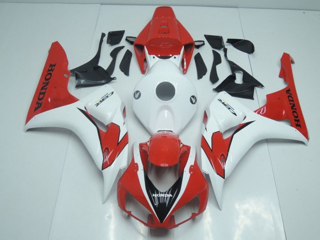 2006-2007 Orange Red and White Honda CBR1000RR Moto Fairings UK Stores