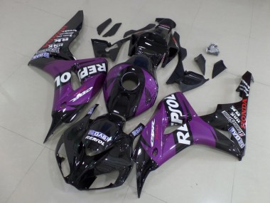 2006-2007 Purple Repsol Honda CBR1000RR Motorcyle Fairings UK Stores