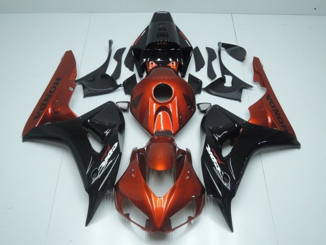 2006-2007 Orange and Black Honda CBR1000RR Motorcycle Fairing UK Stores
