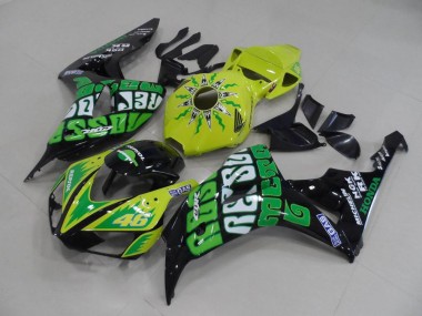 2006-2007 Yellow Green Rossi Honda CBR1000RR Motor Fairings UK Stores