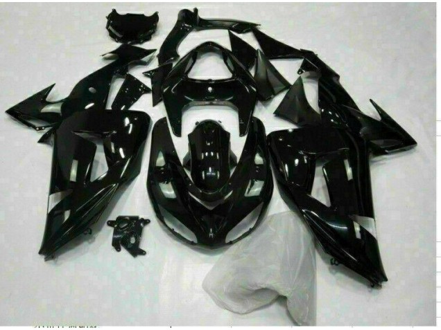 2006-2007 Glossy Black Kawasaki ZX10R Motorcycle Replacement Fairings UK Stores