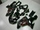 2006-2007 Black Red Flame Kawasaki ZX10R Motorcyle Fairings UK Stores