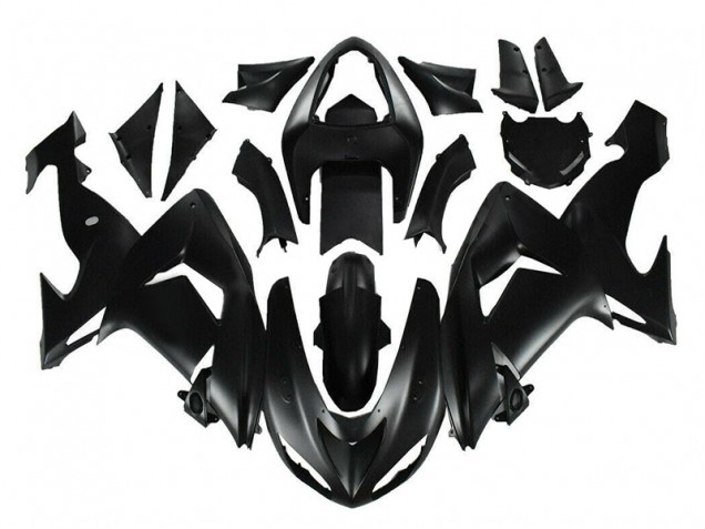 2006-2007 Matte Black Kawasaki ZX10R Motor Fairings UK Stores 2006-2007 Matte Black Kawasaki ZX10R Motor Fairings UK Stores