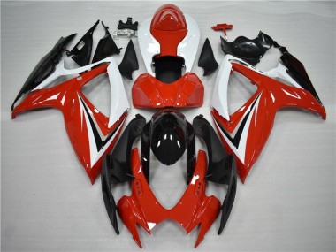 2006-2007 Red Black Suzuki GSXR 600/750 Motorcycle Fairing Kits UK Stores