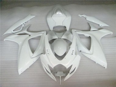 2006-2007 Pearl White Suzuki GSXR 600/750 Motorbike Fairing UK Stores