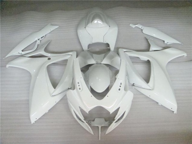 2006-2007 Pearl White Suzuki GSXR 600/750 Motorbike Fairing UK Stores