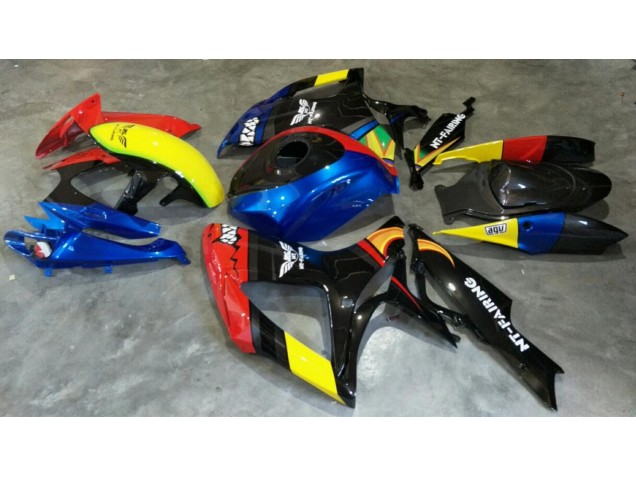 2006-2007 Red Blue Suzuki GSXR 600/750 Motorbike Fairing UK Stores 2006-2007 Red Blue Suzuki GSXR 600/750 Motorbike Fairing UK Stores
