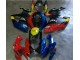2006-2007 Red Blue Suzuki GSXR 600/750 Motorbike Fairing UK Stores 2006-2007 Red Blue Suzuki GSXR 600/750 Motorbike Fairing UK Stores