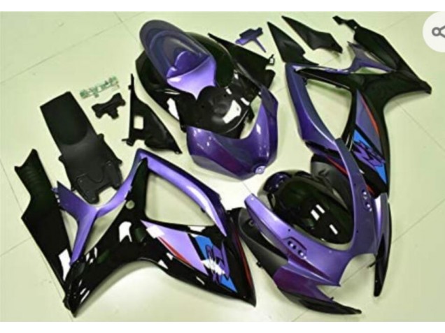 2006-2007 Purple Black Suzuki GSXR 600/750 Replacement Motorcycle Fairings UK Stores