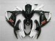2006-2007 White Black Suzuki GSXR 600/750 Motorcycle Fairings Kit UK Stores