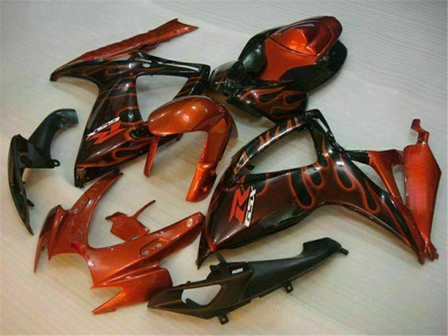 2006-2007 Red Suzuki GSXR 600/750 Motorbike Fairings UK Stores