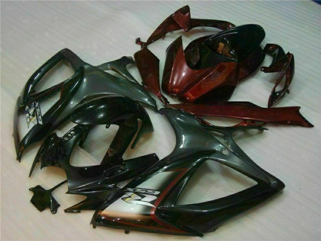 2006-2007 Black Red Suzuki GSXR 600/750 Motorcycle Fairings UK Stores 2006-2007 Black Red Suzuki GSXR 600/750 Motorcycle Fairings UK Stores