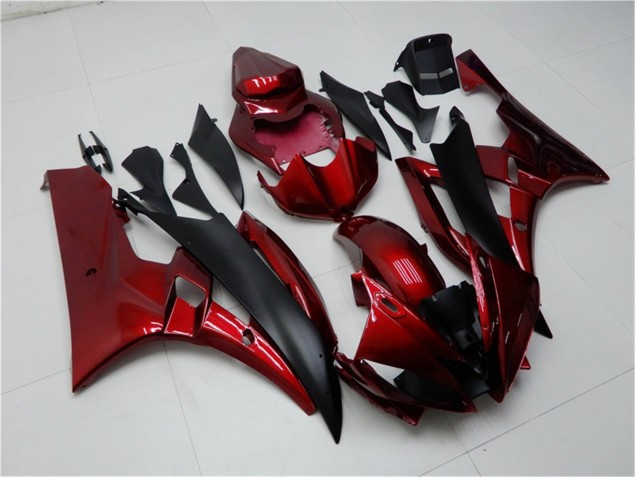 2006-2007 Red Black Yamaha YZF R6 Bike Fairings UK Stores 2006-2007 Red Black Yamaha YZF R6 Bike Fairings UK Stores