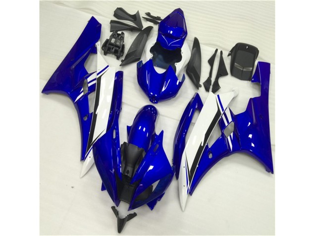 2006-2007 Blue White Yamaha YZF R6 Motorbike Fairing UK Stores 2006-2007 Blue White Yamaha YZF R6 Motorbike Fairing UK Stores