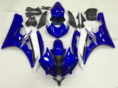 2006-2007 Blue White Yamaha YZF R6 Motorbike Fairing UK Stores