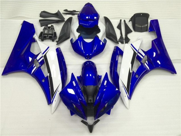 2006-2007 Blue White Yamaha YZF R6 Motorbike Fairing UK Stores 2006-2007 Blue White Yamaha YZF R6 Motorbike Fairing UK Stores