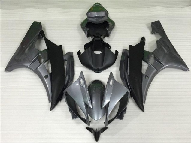 2006-2007 Grey Black Yamaha YZF R6 Bike Fairing Kit UK Stores 2006-2007 Grey Black Yamaha YZF R6 Bike Fairing Kit UK Stores