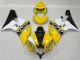 2006-2007 Yellow White Black Yamaha YZF R6 Motorbike Fairing Kits UK Stores 2006-2007 Yellow White Black Yamaha YZF R6 Motorbike Fairing Kits UK Stores