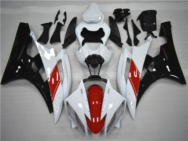 2006-2007 Red White Black Yamaha YZF R6 Moto Fairings UK Stores