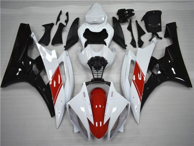 2006-2007 Red White Black Yamaha YZF R6 Moto Fairings UK Stores 2006-2007 Red White Black Yamaha YZF R6 Moto Fairings UK Stores