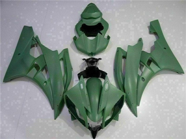 2006-2007 Green Yamaha YZF R6 Motorcycle Fairings Kit UK Stores 2006-2007 Green Yamaha YZF R6 Motorcycle Fairings Kit UK Stores